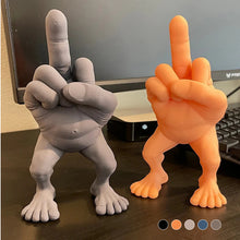 Laden Sie das Bild in den Galerie-Viewer, Mittelfingerfigur mit Beinen