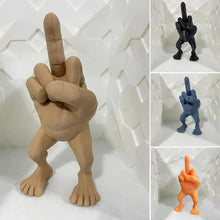 Laden Sie das Bild in den Galerie-Viewer, Mittelfingerfigur mit Beinen