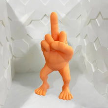 Laden Sie das Bild in den Galerie-Viewer, Mittelfingerfigur mit Beinen