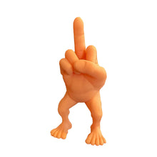 Laden Sie das Bild in den Galerie-Viewer, Mittelfingerfigur mit Beinen