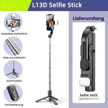 Laden Sie das Bild in den Galerie-Viewer, Faltbares Selfie-Stick-Stativ