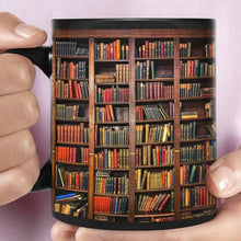Laden Sie das Bild in den Galerie-Viewer, 3D-Bücherregal-Tasse