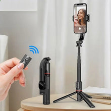 Laden Sie das Bild in den Galerie-Viewer, Faltbares Selfie-Stick-Stativ