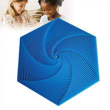 Laden Sie das Bild in den Galerie-Viewer, 🌀3D-gedrucktes Fraktal-Fidget-Sechseck