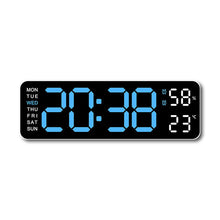 Laden Sie das Bild in den Galerie-Viewer, Verbesserte digitale Wanduhr mit großem Display 9 inches