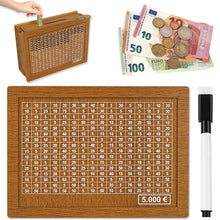 Laden Sie das Bild in den Galerie-Viewer, Sparschwein aus Holz mit Zähler