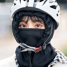 Laden Sie das Bild in den Galerie-Viewer, Kapuzengesichtsmaske mit Halswärmer für das Radfahren