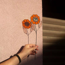 Laden Sie das Bild in den Galerie-Viewer, Frühes Halloween💀Totenkopf-Buntglaspflanze