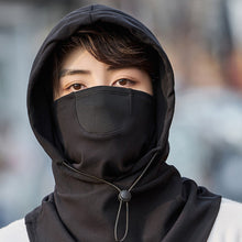Laden Sie das Bild in den Galerie-Viewer, Kapuzengesichtsmaske mit Halswärmer für das Radfahren