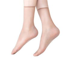 Laden Sie das Bild in den Galerie-Viewer, Unsichtbare, rutschfeste Kristallseidensocken für Frühling und Sommer