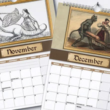 Laden Sie das Bild in den Galerie-Viewer, Mittelalterliche Schwanzbilder - Kalender 2025
