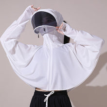 Laden Sie das Bild in den Galerie-Viewer, Eisseide UV-Schutz Windjacke mit Kapuze