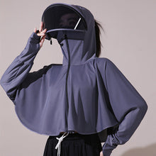 Laden Sie das Bild in den Galerie-Viewer, Eisseide UV-Schutz Windjacke mit Kapuze