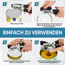 Laden Sie das Bild in den Galerie-Viewer, Multifunktionaler Dosenöffner aus Edelstahl