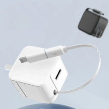 Laden Sie das Bild in den Galerie-Viewer, Ladegerät mit einziehbarem Aufladekabel