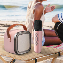 Laden Sie das Bild in den Galerie-Viewer, Mini-Karaoke-Maschine für Kinder mit drahtlosen Mikrofonen