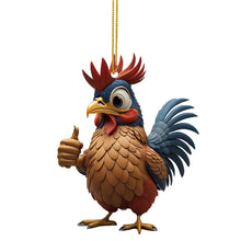 Laden Sie das Bild in den Galerie-Viewer, Cartoon-Hahn Dekorative Ornamente