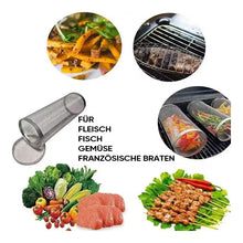 Laden Sie das Bild in den Galerie-Viewer, 304 Edelstahl Rolling Barbecue Käfig