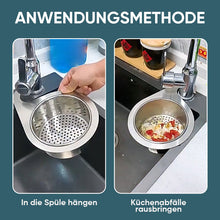 Laden Sie das Bild in den Galerie-Viewer, Edelstahl Schwanen-Spülbecken-Abtropfkorb
