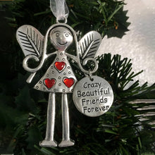 Laden Sie das Bild in den Galerie-Viewer, 🪽Verrückte schöne Freunde für immer – Engel-Ornament, Weihnachtsgeschenk