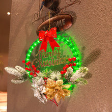 Laden Sie das Bild in den Galerie-Viewer, Weihnachtskränze mit LED-Licht
