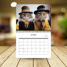 Laden Sie das Bild in den Galerie-Viewer, 2025 Stilvoller Katzenkalender/Geschenk für Katzenliebhaber