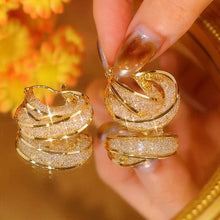 Laden Sie das Bild in den Galerie-Viewer, Modische hohle Mesh-Creolen