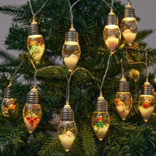 Laden Sie das Bild in den Galerie-Viewer, Weihnachten Vintage Dekor String Licht