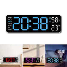 Laden Sie das Bild in den Galerie-Viewer, Verbesserte digitale Wanduhr mit großem Display 9 inches