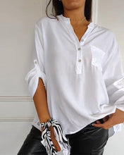 Laden Sie das Bild in den Galerie-Viewer, Lockeres Freizeitoberteil mit Pailletten-Patchwork