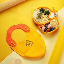Laden Sie das Bild in den Galerie-Viewer, Essteller aus Silikon mit Saugnapf für Kleinkinder