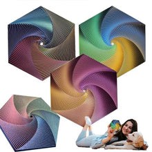 Laden Sie das Bild in den Galerie-Viewer, 🌀3D-gedrucktes Fraktal-Fidget-Sechseck