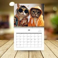 Laden Sie das Bild in den Galerie-Viewer, 2025 Stilvoller Katzenkalender/Geschenk für Katzenliebhaber