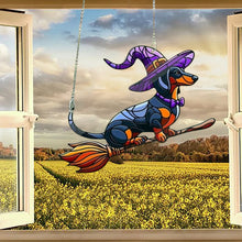 Laden Sie das Bild in den Galerie-Viewer, 🧙♀️Magic Dackel Fensterbehang🐕