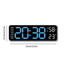 Laden Sie das Bild in den Galerie-Viewer, Verbesserte digitale Wanduhr mit großem Display 9 inches