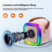 Laden Sie das Bild in den Galerie-Viewer, Mini-Karaoke-Maschine für Kinder mit drahtlosen Mikrofonen