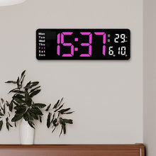 Laden Sie das Bild in den Galerie-Viewer, Verbesserte digitale Wanduhr mit großem Display 9 inches