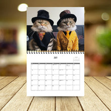 Laden Sie das Bild in den Galerie-Viewer, 2025 Stilvoller Katzenkalender/Geschenk für Katzenliebhaber