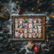 Laden Sie das Bild in den Galerie-Viewer, Weihnachtskatzenkalender-Puzzle
