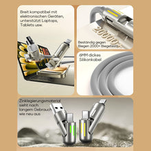 Laden Sie das Bild in den Galerie-Viewer, 240W 4-in-1 USB-C-Kabel