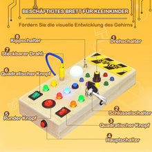 Laden Sie das Bild in den Galerie-Viewer, BESCHÄFTIGUNGSBRETT FÜR KLEINKINDER