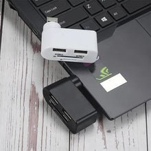 Laden Sie das Bild in den Galerie-Viewer, 4-in-1 drehbarer USB-Hub