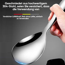 Laden Sie das Bild in den Galerie-Viewer, Verdickter Edelstahl Antihaft-Reislöffel