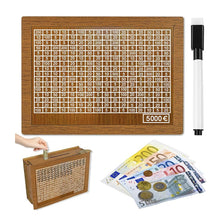 Laden Sie das Bild in den Galerie-Viewer, Sparschwein aus Holz mit Zähler