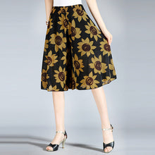 Laden Sie das Bild in den Galerie-Viewer, Damen Vintage-Stil weitem Bein Culottes