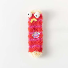 Laden Sie das Bild in den Galerie-Viewer, Dreidimensionale Socken aus korallfarbenem Samt