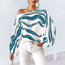 Laden Sie das Bild in den Galerie-Viewer, Trägerloses gestreiftes Hemd