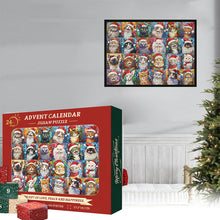 Laden Sie das Bild in den Galerie-Viewer, Weihnachtskatzenkalender-Puzzle