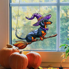 Laden Sie das Bild in den Galerie-Viewer, 🧙♀️Magic Dackel Fensterbehang🐕