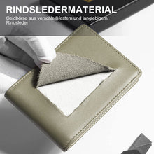 Laden Sie das Bild in den Galerie-Viewer, Schlanke Brieftasche für Männer mit RFID-Blockierung